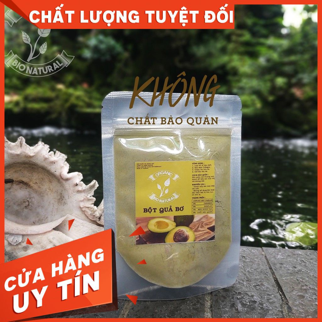 [ONG THÁNG 3] Bột đắp mặt nạ Bột Quả Bơ HANDEMADE - Bột Thiên Nhiên