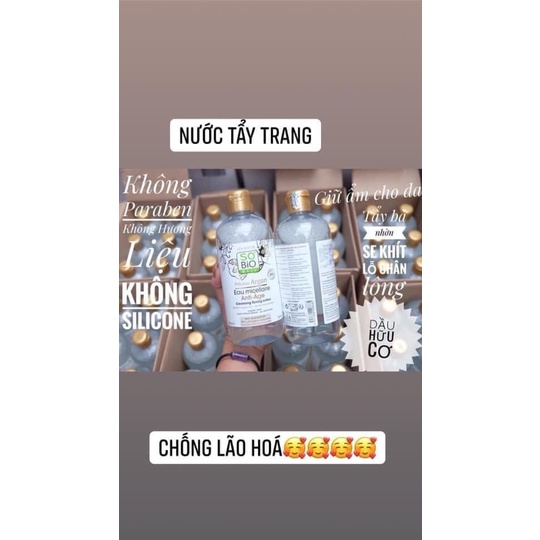 [Hàng trả order, không có dư] Nước Tẩy Trang Dầu Argan SO’BiO Étic Argan Anti-Age Micellar Water 500ml | BigBuy360 - bigbuy360.vn