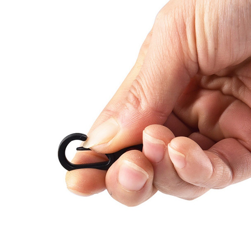 Set 10 Móc Nhựa Dựng Lều Cắm Trại Màu Đen Tiện Dụng