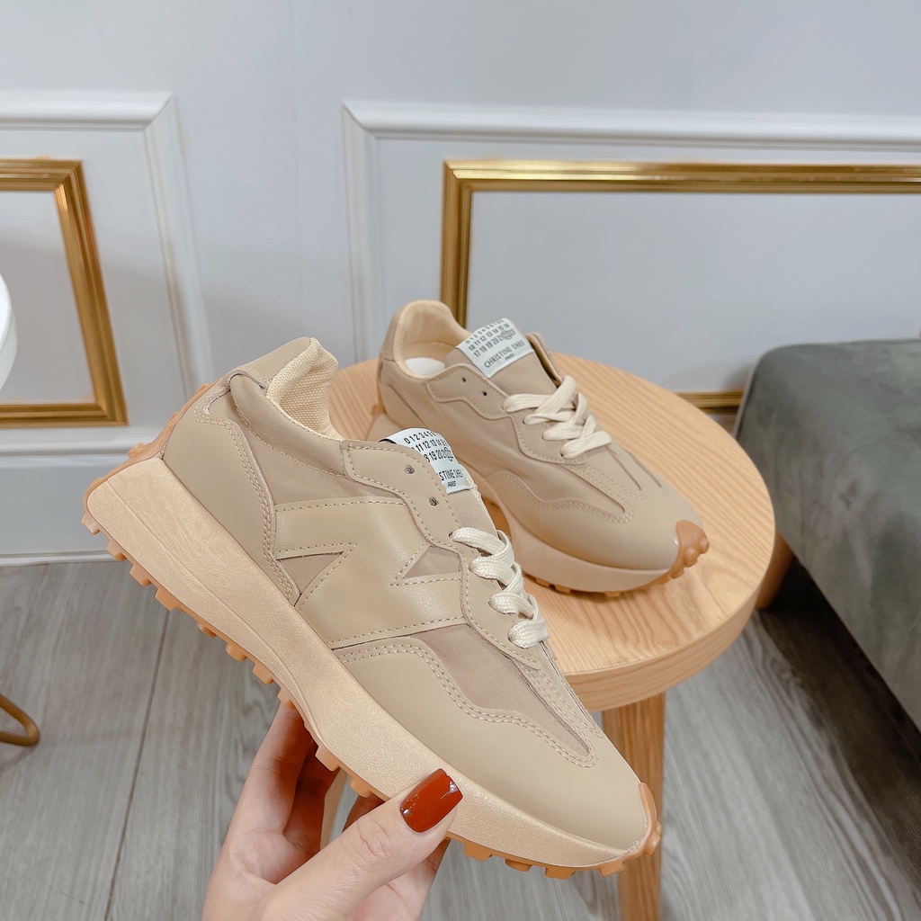 Giày Thể Thao Nữ, Giày Sneaker Độn Đế 7cm Kiểu Dáng Năng Động