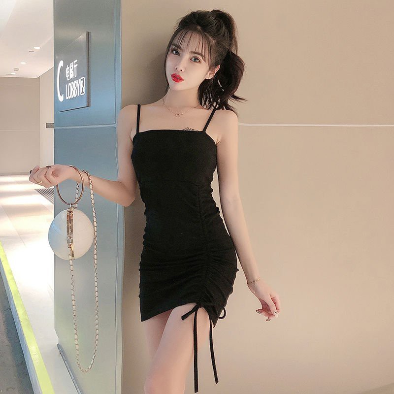Váy Nữ Ôm Body Hai Dây, Đầm Nữ Rút Eo Quyến Rũ, Sexy SIXTEEN. | BigBuy360 - bigbuy360.vn