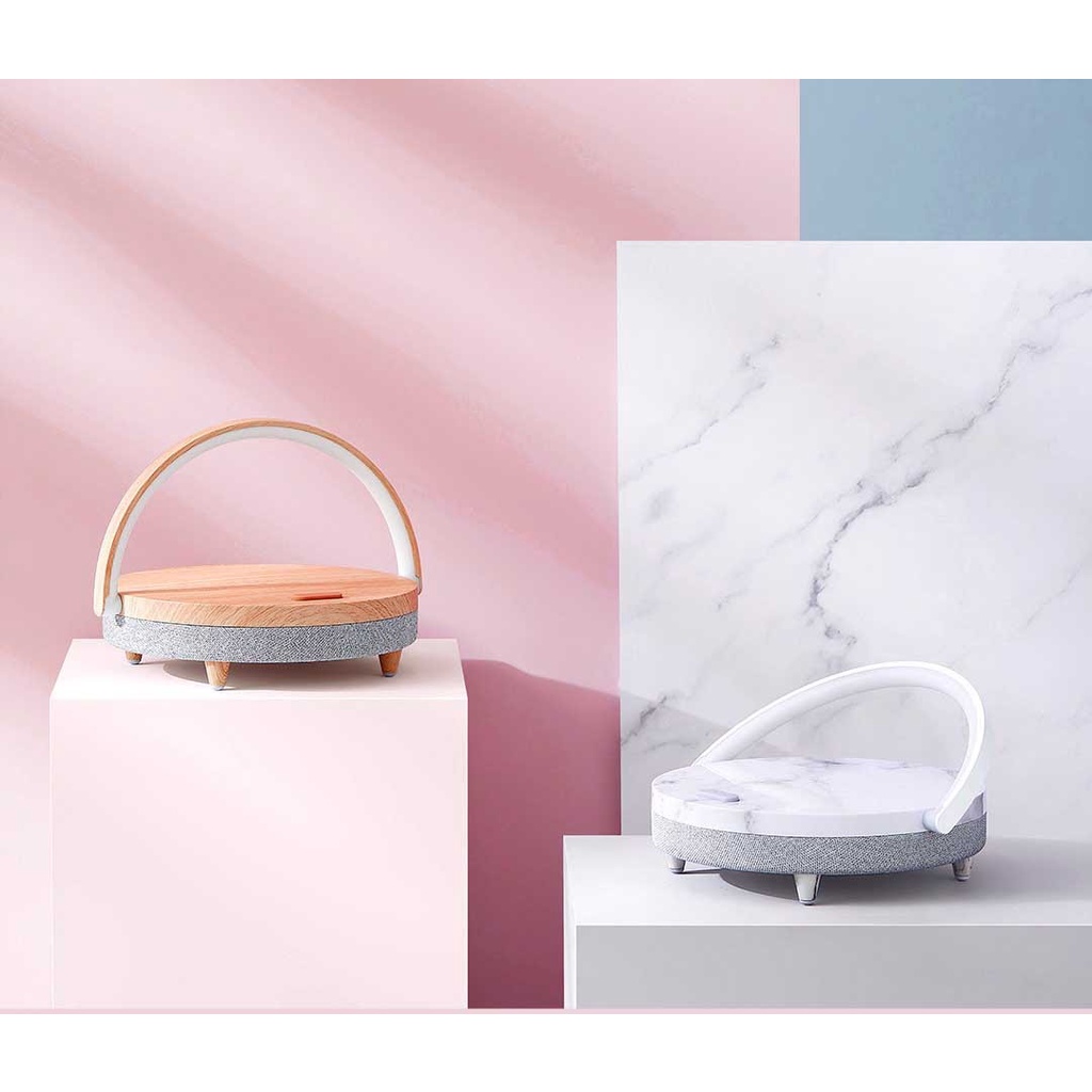 Đèn ngủ sạc không dây tích hợp loa EZVALO