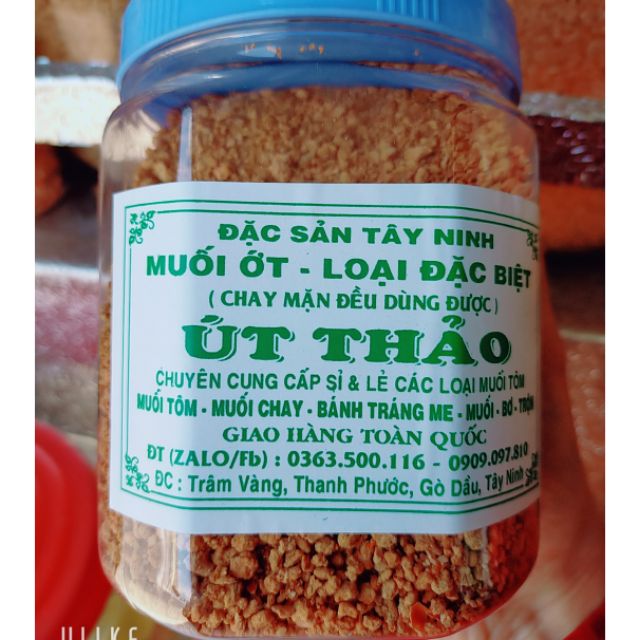 Muối ớt cham voi trai cây.bit 500g.ngon tuyệt vời