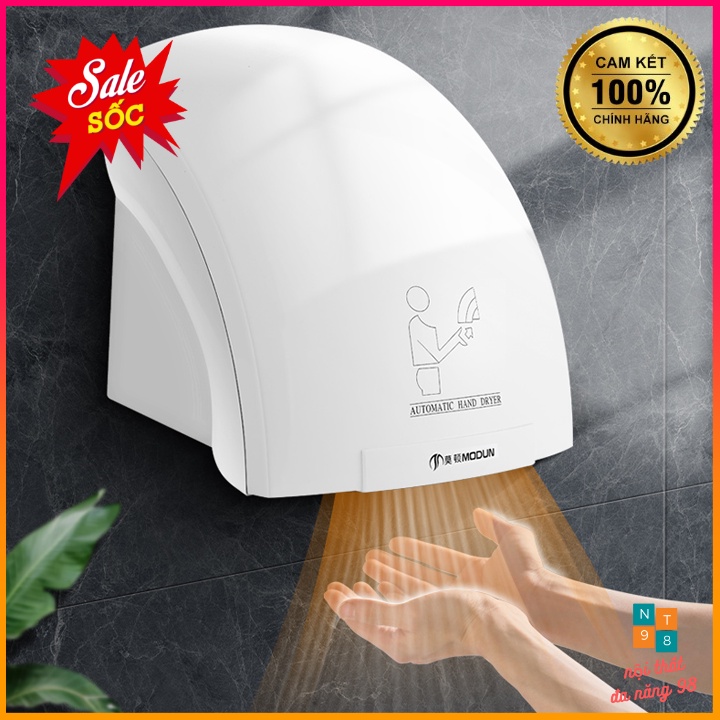 Máy Sấy Tay Cảm Ứng Tự Động, Máy Sấy Tay Khô Nhà Vệ Sinh Treo Tường, Có Cảm Biến Hồng Ngoại
