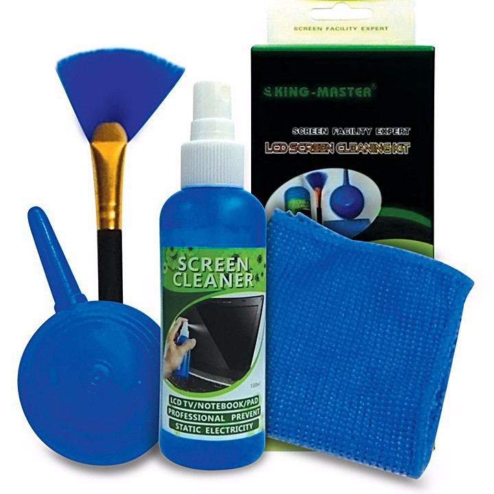 BỘ VỆ SINH LAU CHÙI LAPTOP LOẠI 4 MÓN + 6 MÓN