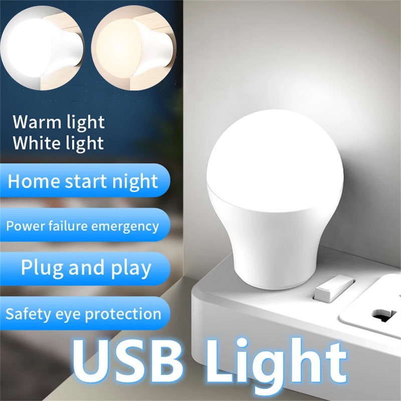 10 Đèn ngủ LED USB ANKNDO kích thước nhỏ gọn tiện lợi
