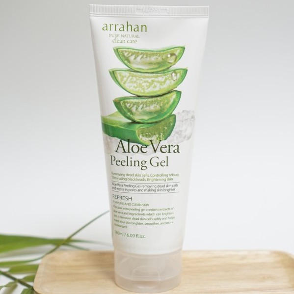 Tẩy Da Chết Nha Đam Arrahan Aloe Vera Peeling Gel 180ml