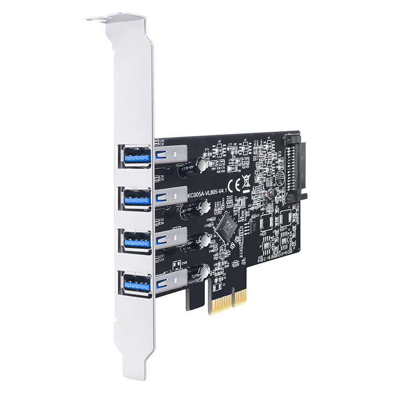 Thẻ Mở Rộng Maiwo Kc005A Pciex1 Sang 4 Cổng Usb 3.0 Hỗ Trợ Windows Xp / N7 / 8 / 10 / Linux | BigBuy360 - bigbuy360.vn