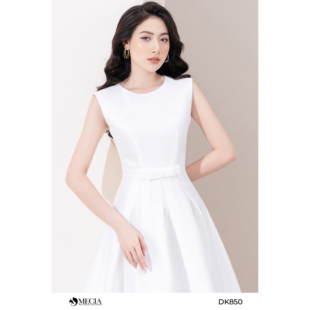 Đầm xòe cao cấp MECIA nơ eo sang trọng DK850