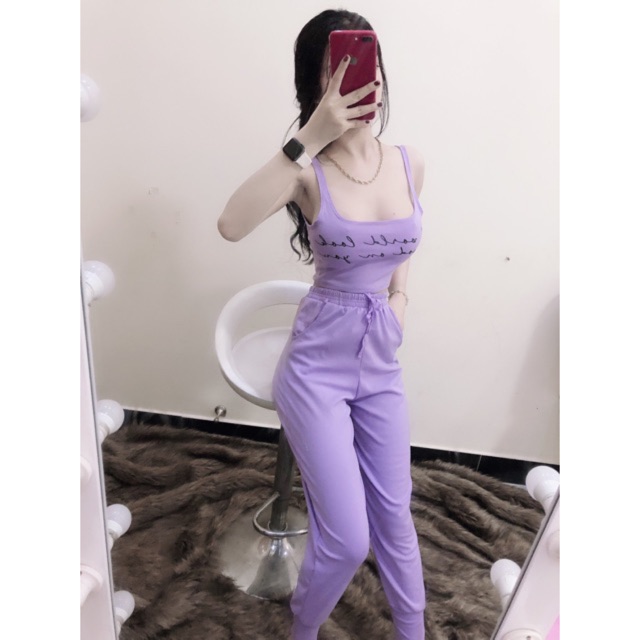 [Mã FATHANG5 giảm 10K đơn 50K] Set Thể Thao Ký Đôi Áo Cổ U Siêu Tone Dáng(Hình Thật Sp)