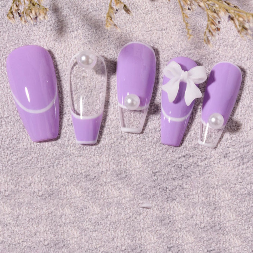 Set 30 Nơ Ruy Băng 3D Nhiều Màu Sắc Trang Trí Móng Tay Diy