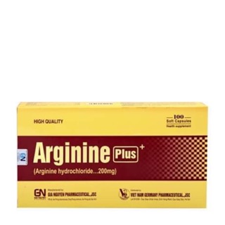Bổ gan Arginine Plus 200mg - người bị rối loạn chức năng gan, viêm gan, rối loạn tiêu hóa, ăn khó tiêu (100 viên)