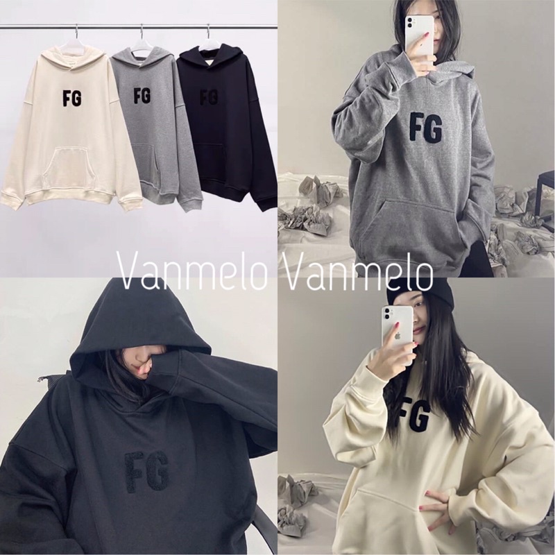 Áo Hoodie Nỉ Bông Thêu Chữ Ngực FG - Áo Nỉ Mũ Siêu Hot Trend | BigBuy360 - bigbuy360.vn