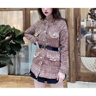 Áo khoác dạ tweed cực sang