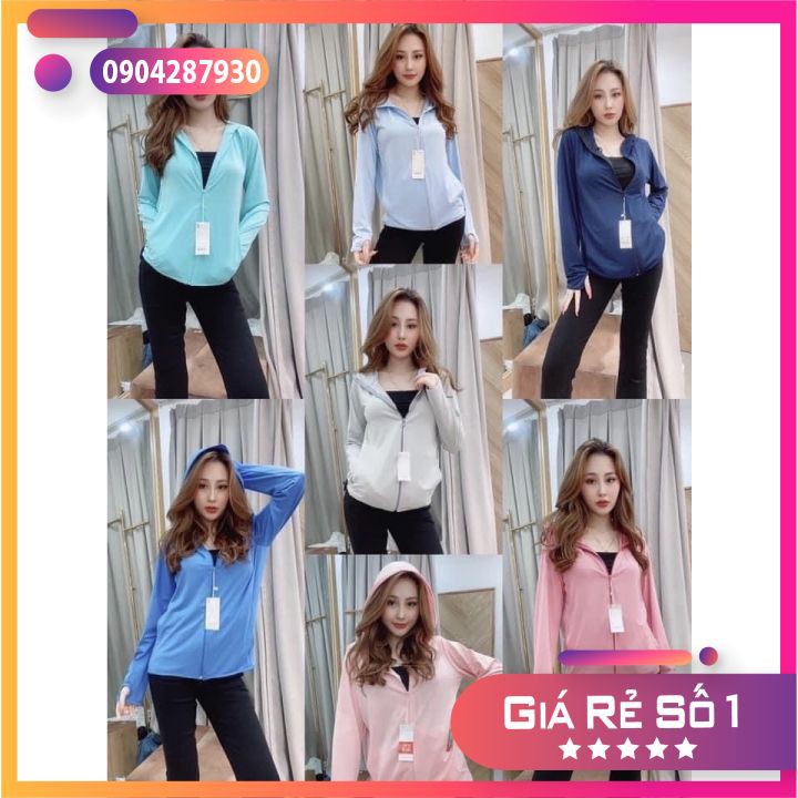 Áo Chống Nắng Nữ - Áo Chống Nắng Thông Hơi Nữ Siêu Hot Chống Tia UV Loại 1 FreeSize dưới 75kg