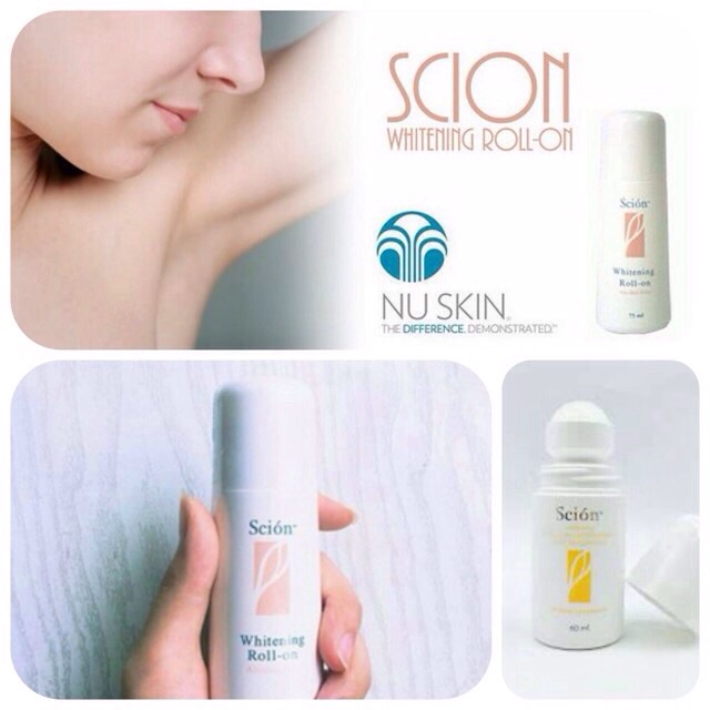 [3 Tặng 1] Lăn khử mùi Scion Nuskin 75ml khử mùi cơ thể, hôi nách hôi chân, dưỡng trắng, giảm thâm nách - Kazila