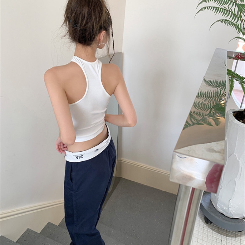 Áo Croptop Hai Dây Dáng Ôm Gợi Cảm Thời Trang Mùa Hè