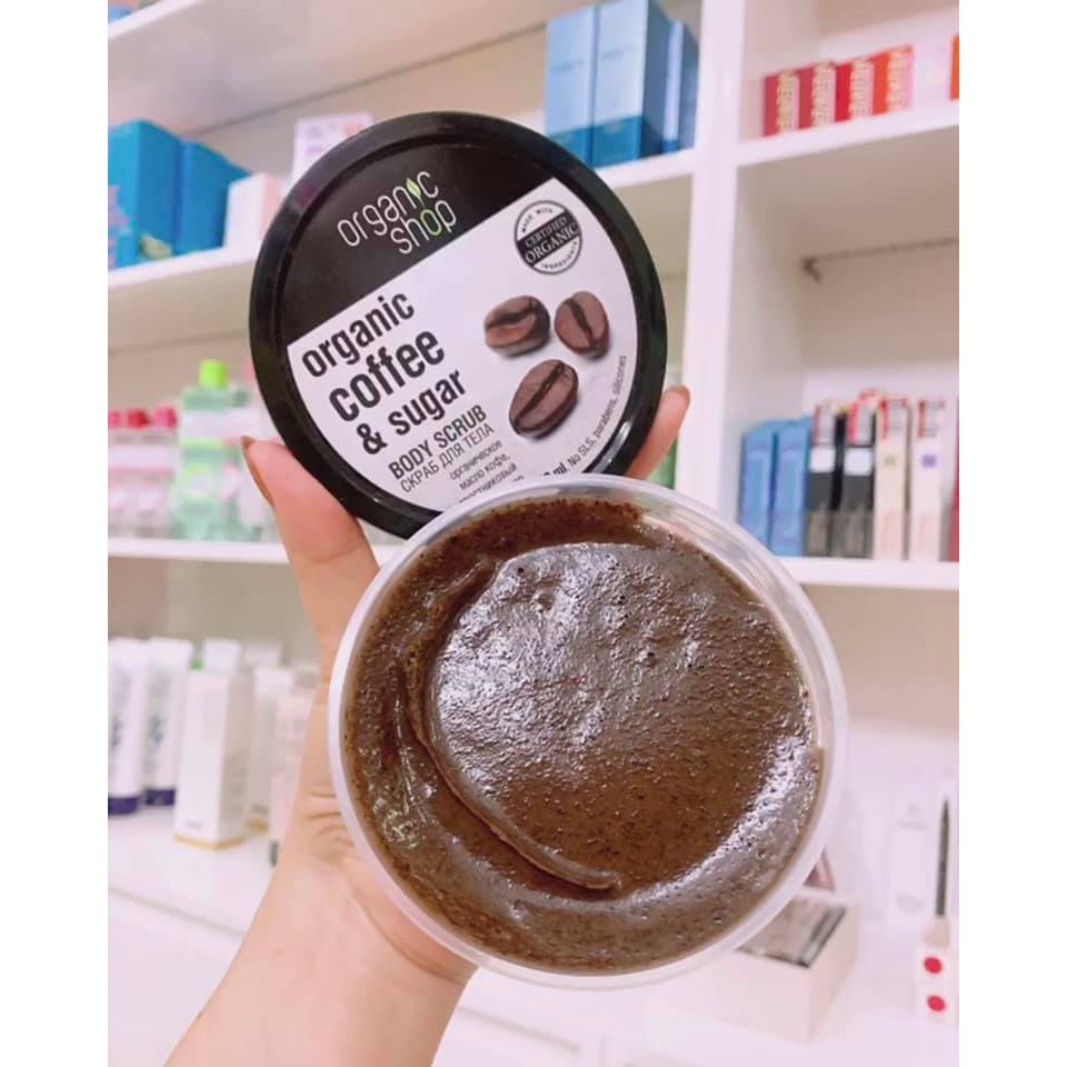 Tẩy Tế Bào Chết Toàn Thân Cà Phê Organic Coffee &amp; Sugar Body Scrub 250ml