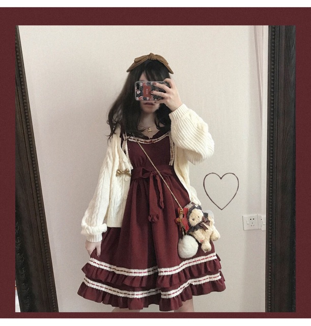 [có sẵn] Đầm / Váy Lolita JSK Musical Box (brand Sleep doll) | BigBuy360 - bigbuy360.vn