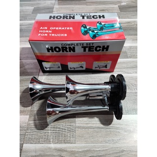 Sản phẩm gia đình làm: Còi hơi 3 loa 12v 24v âm thanh siêu bá