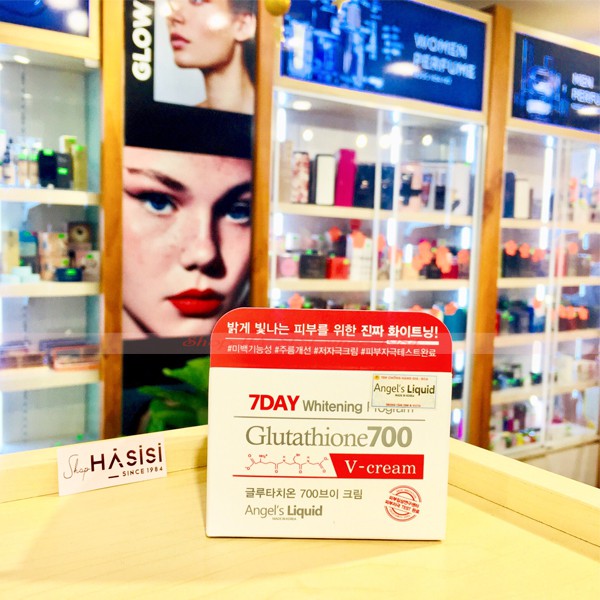 Kem Dưỡng Trắng Da 7DAY WHITENING PROGRAM GLUTATHIONE 700 V-CREAM 50ml