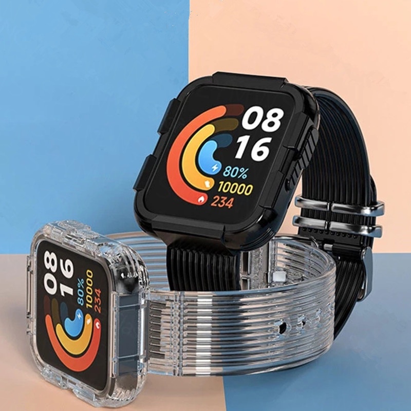 Dây Đeo Trong Suốt Thay Thế Cho Đồng Hồ Thông Minh Xiaomi Mi Watch Lite Redmi Watch 2 / Xiaomi POCO
