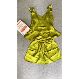 BỘ ĐỒ NGỦ ĐÙI DÂY LỤA SATIN CÁNH TIÊN