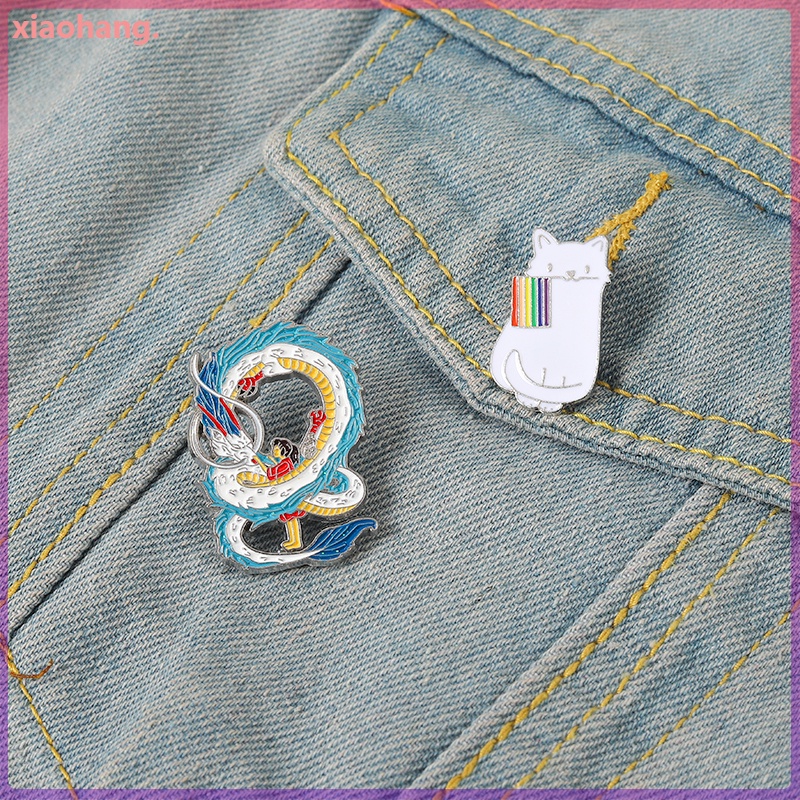 Ghim Cài Áo Hình Nhân Vật Anime Spirited Away Dễ Thương