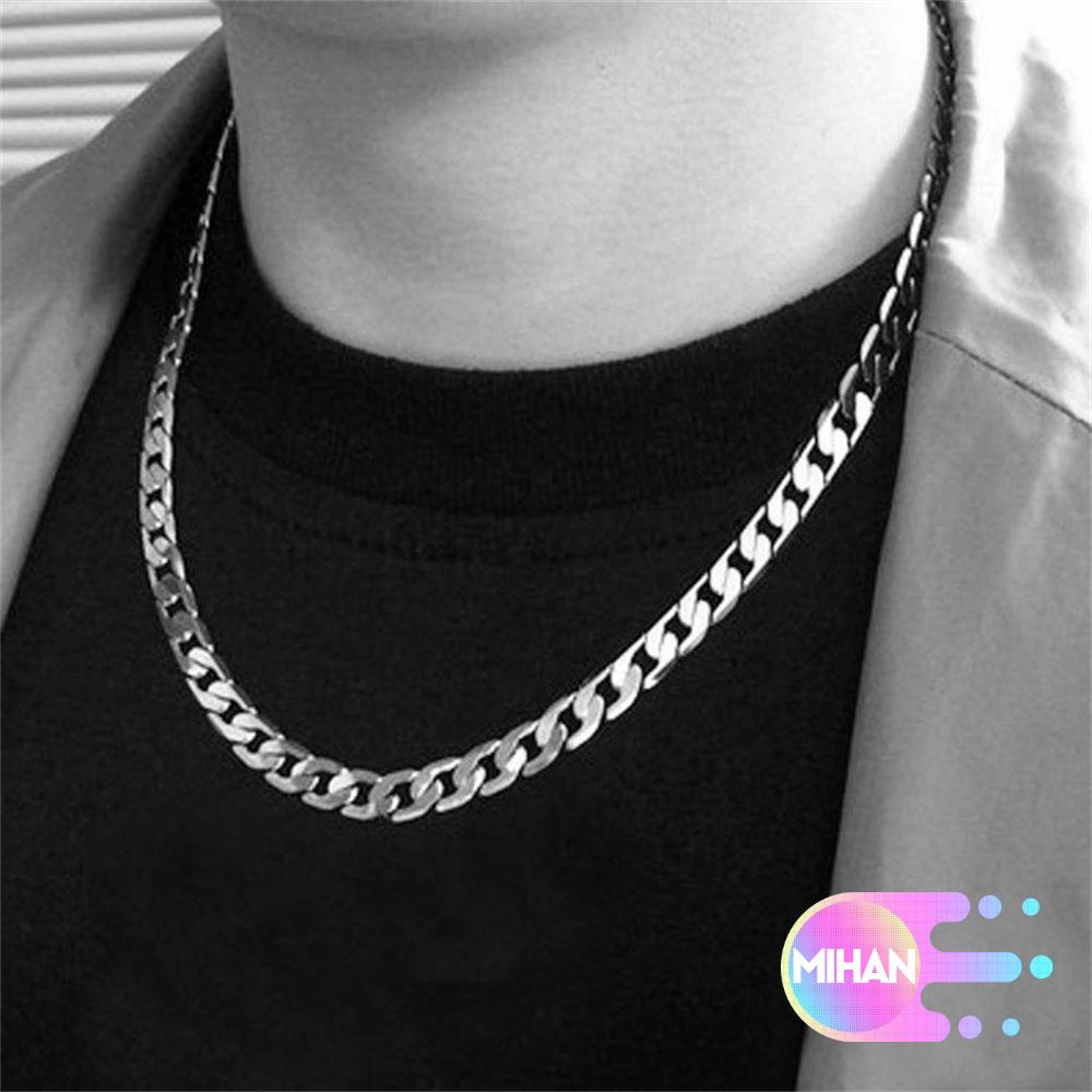 Vòng cổ bằng thép titan phong cách hip hop cá tính MIHAN1