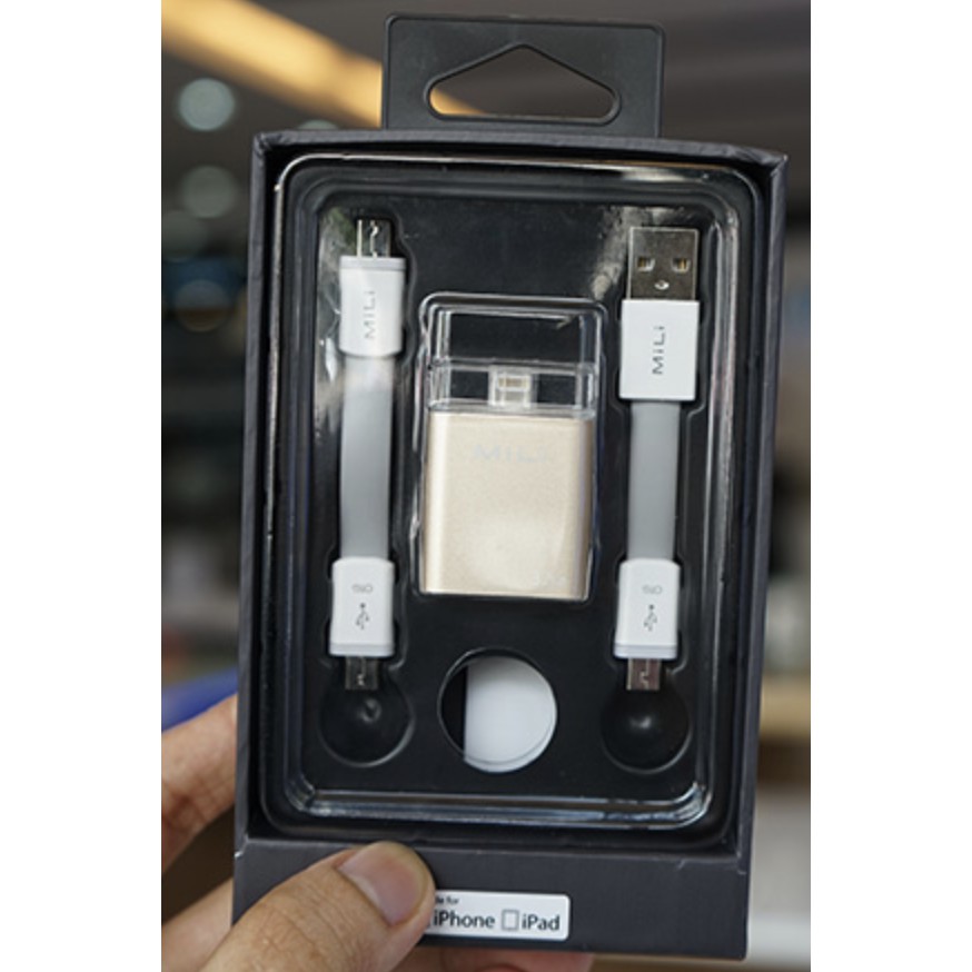 [THANH LÝ] Ổ cứng mở rộng MiLi iData Pro 32/64/128GB cho Điện Thoại - Máy Tính Bảng - HÀNG CHÍNH HÃNG | BigBuy360 - bigbuy360.vn