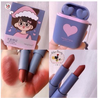 CỰC HOT 2021 - Set 2 son tai nghe - son airpod vỏ trắng kim cương siêu xịn- cực sang chảnh | BigBuy360 - bigbuy360.vn