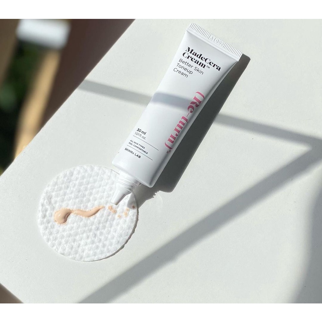 Kem chống nắng dưỡng trắng SKINRx LAB MadeCera Better Skin Toneup Cream SPF50+ PA++++ 30ml SLPR11111400