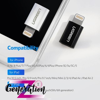 ĐẦU CHUYỂN ĐỔI MICRO USB SANG LIGHTNING UGREEN 20745