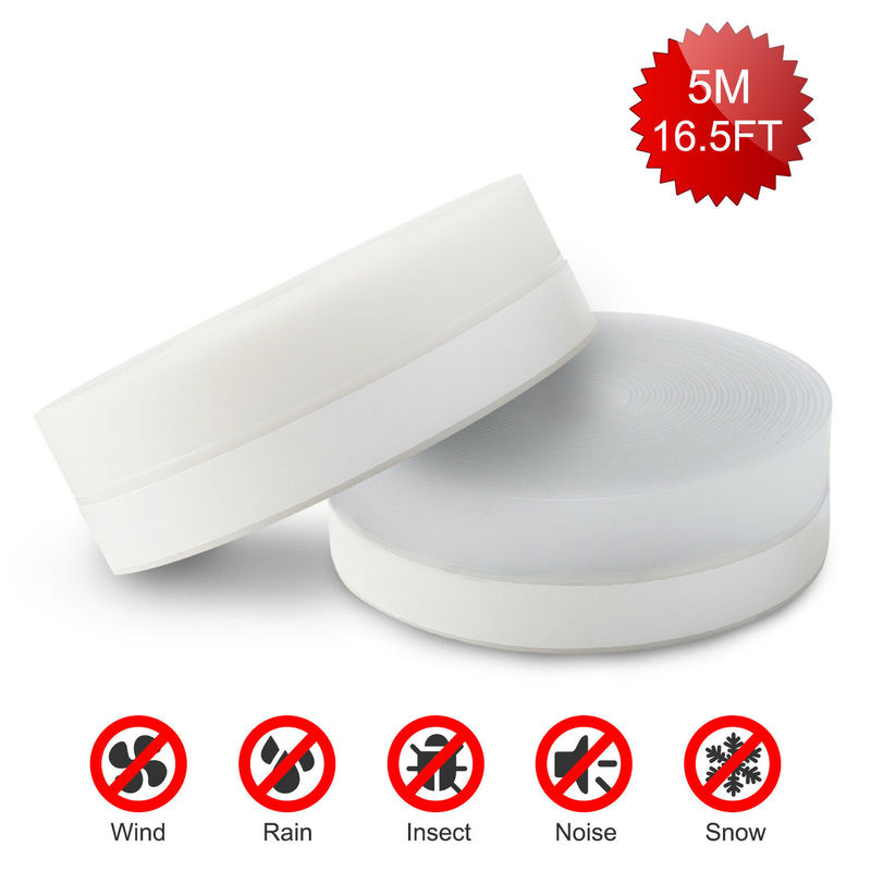 Băng Dán Silicone Dán Mép Cửa / Cửa Sổ Cách Âm Chống Ồn 5M