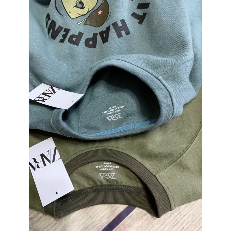 áo thun sweater dài tay cổ tròn hoạ tiết ZR | BigBuy360 - bigbuy360.vn