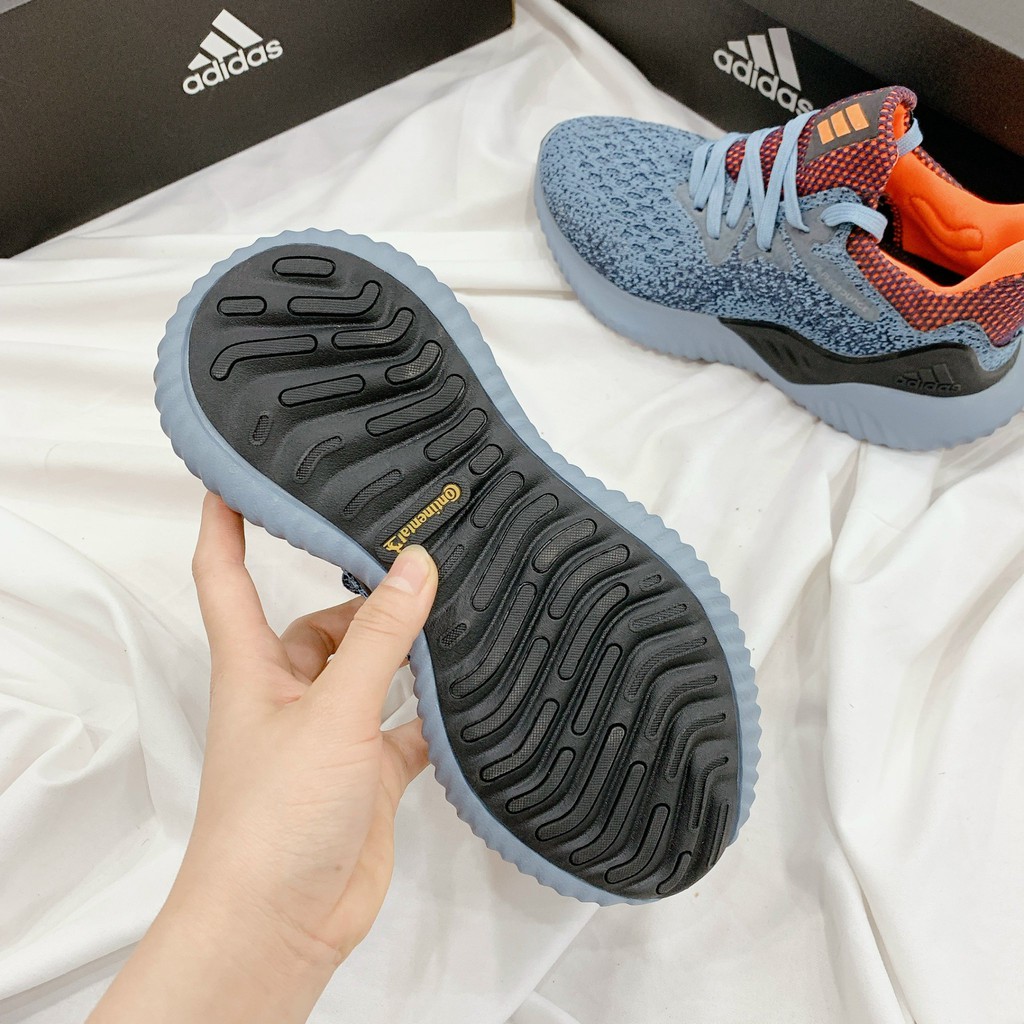 Giày Thể Thao Nam Nữ Ngô Thắng Alpha Xanh Chấm Cam