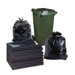 Túi nilon đóng hàng, đựng rác, túi bóng đen, túi đen có quai xách dùng để đựng đồ dùng sinh hoạt loại 1 - HOKAMI STORE