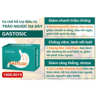 Gastosic - giải pháp chuyên biệt cho trào ngược dạ dày thực quản. - ảnh sản phẩm 5