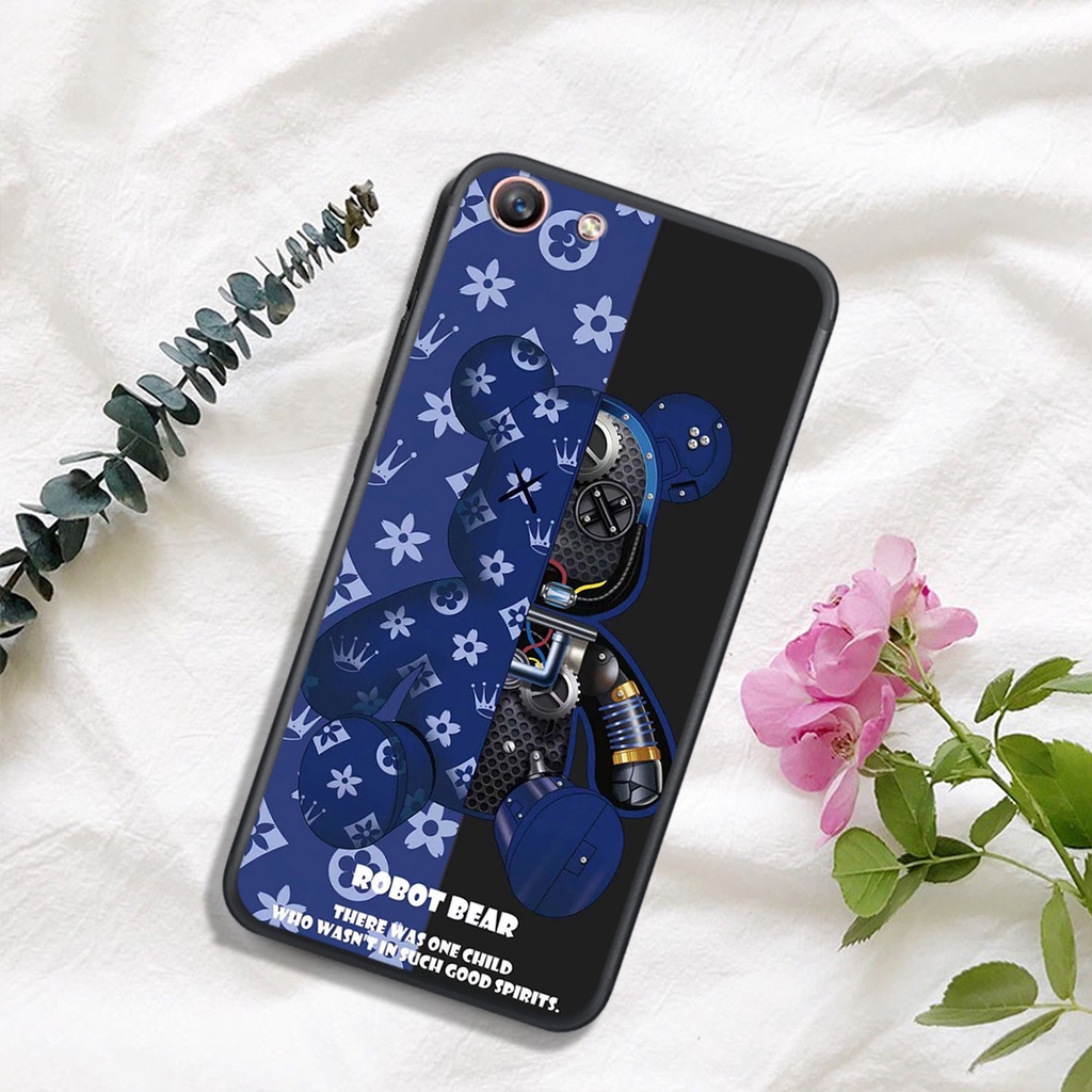 ỐP LƯNG OPPO A57 4G  - A37 -A39 - A57 cũ - A59 - F1S - F1 PLUS , IN HÌNH GẤU ROBOT CỰC ĐẸP.