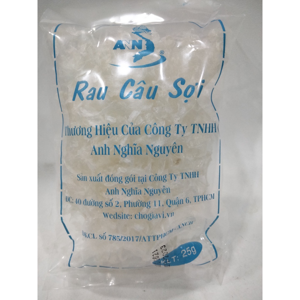 Rau câu sợi hiệu Anh Nghĩa Nguyên, gói 25G