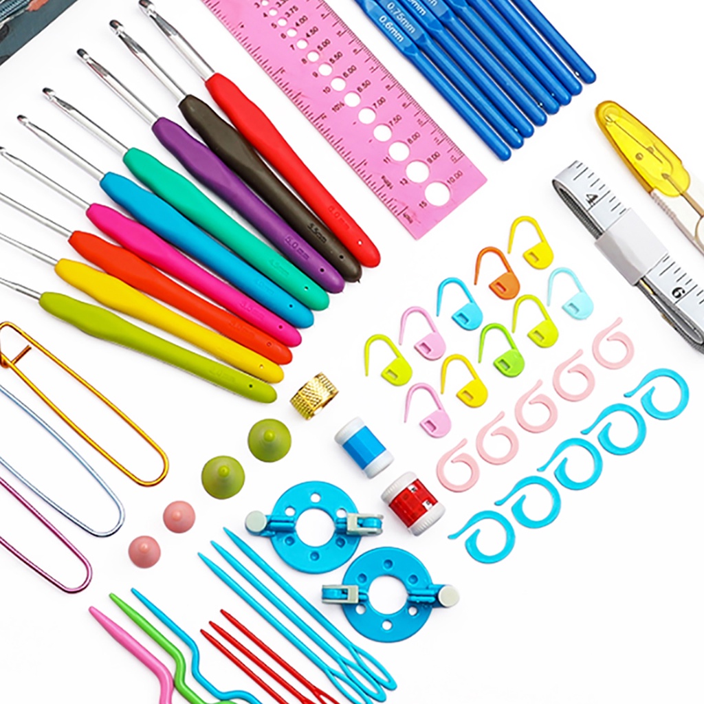 Bộ móc đan len bằng vải oxford 600D tiện dụng