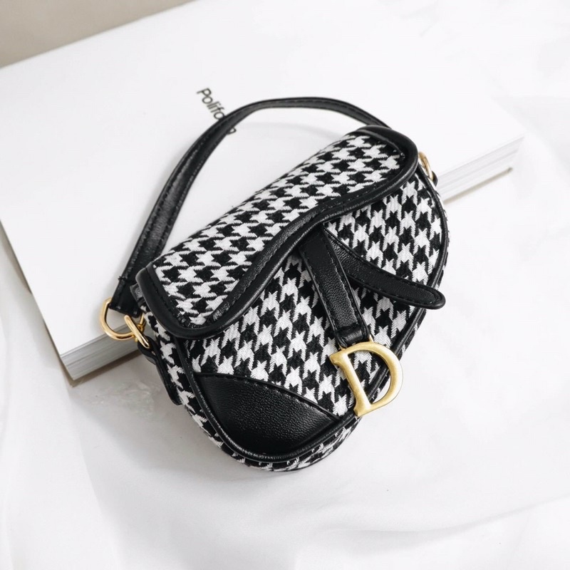 Túi yên ngựa dạ ziczac bản dây to size 17