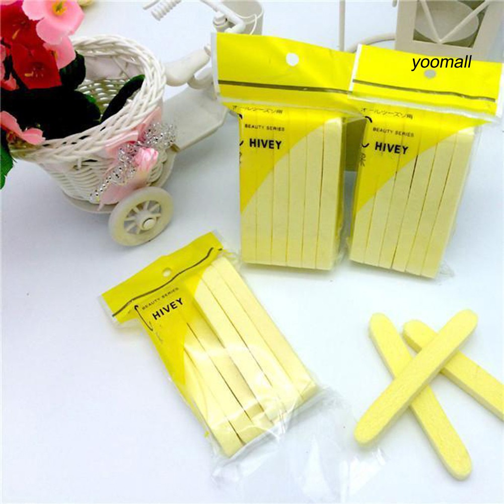 [Hàng mới về] Mút Xốp Rửa Mặt Dạng Nén Thuôn Dài Mềm Mại Tiện Dụng