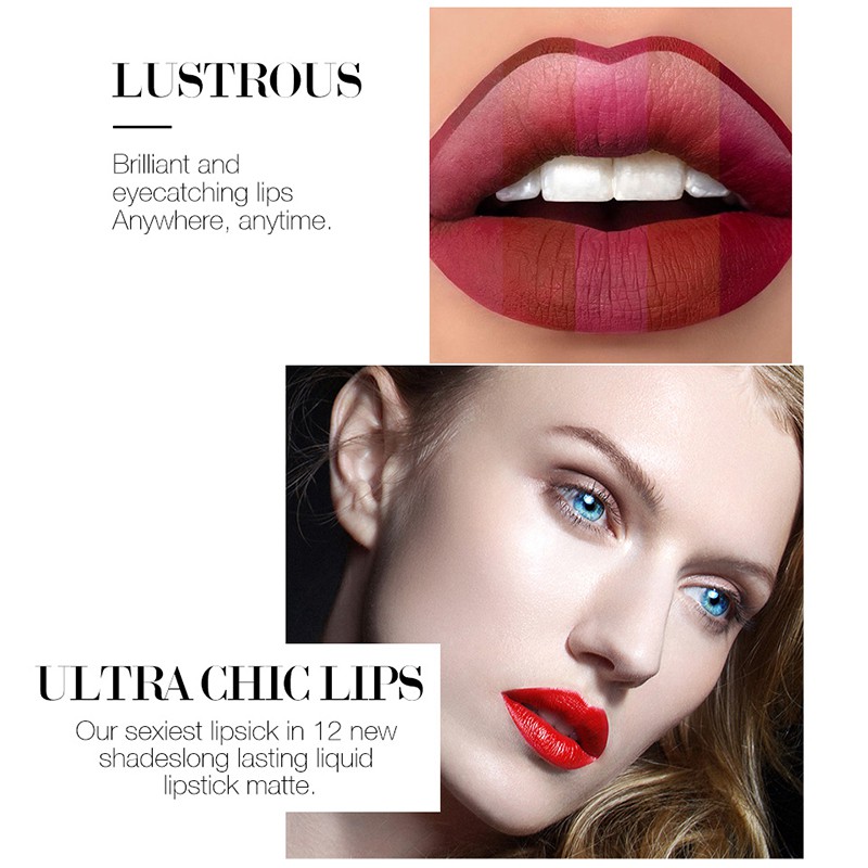 [Hàng mới về] Son môi dưỡng ẩm không thấm nước chống dính ly trang điểm lâu trôi BANXEER