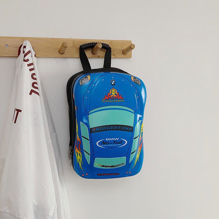 Balo Đi Học Hình Ô Tô Dễ Thương Cho Bé Mẫu Giáo TX041