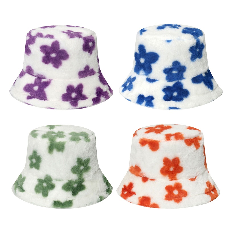 Nón Tai Bèo In Hoa Xinh Xắn Thời Trang Dự Tiệc