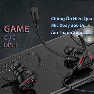 Tai nghe gaming mg003 tai nghe chơi game chống ồn hiệu quả kèm míc rời đàm thoại