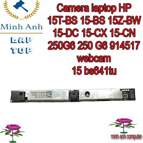 Camera laptop HP 15T-BS 15-BS 15Z-BW 15-DC 15-CX 15-CN 250G6 250 G6 914517 webcam 15 bs641tu