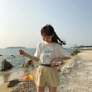 Quần soóc kèm dây lưng