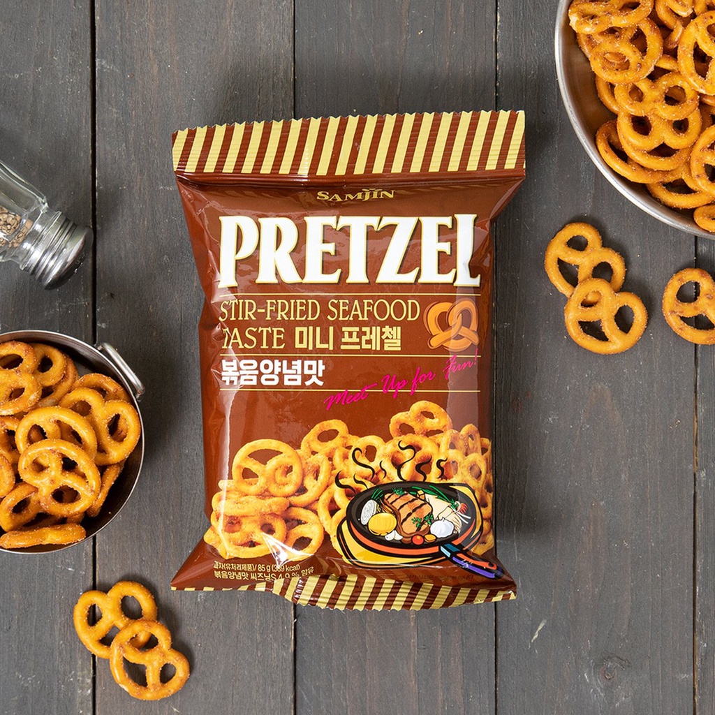 Snack Pretzel tẩm gia vị 85g Xin chào Korea Mart